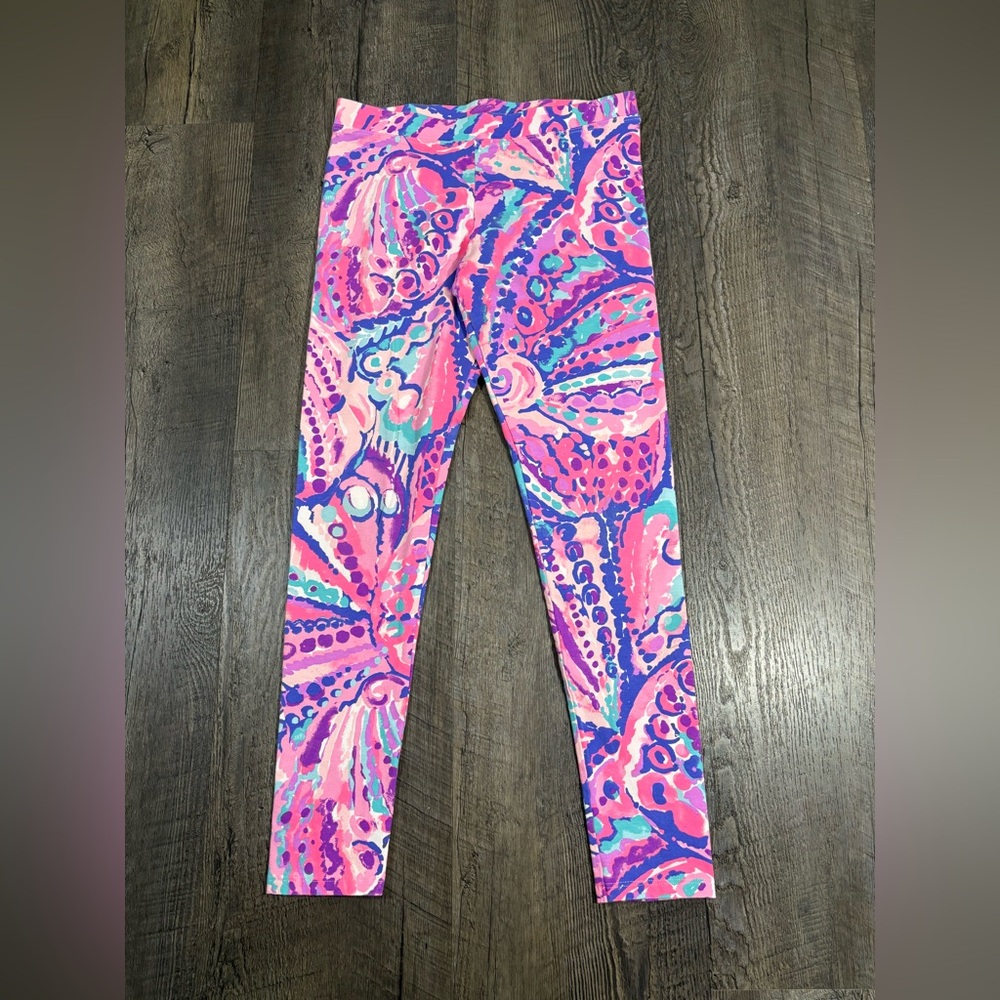 LILLY PULITZER Colony Coral Girls Leggings